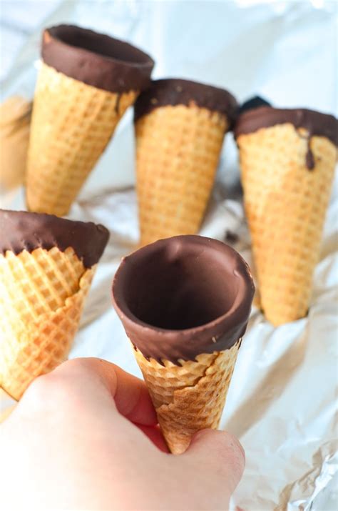 Download Chocolate Filled Ice Cream Cones - Courtney's Sweets