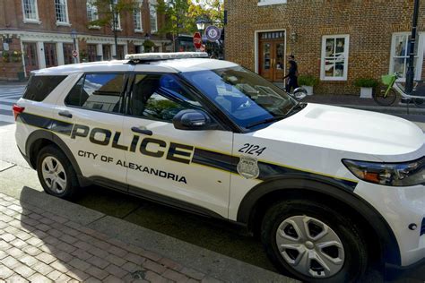 Alexandria Va Usa 2023 City Of Alexandria Va Police Vehicle Parked