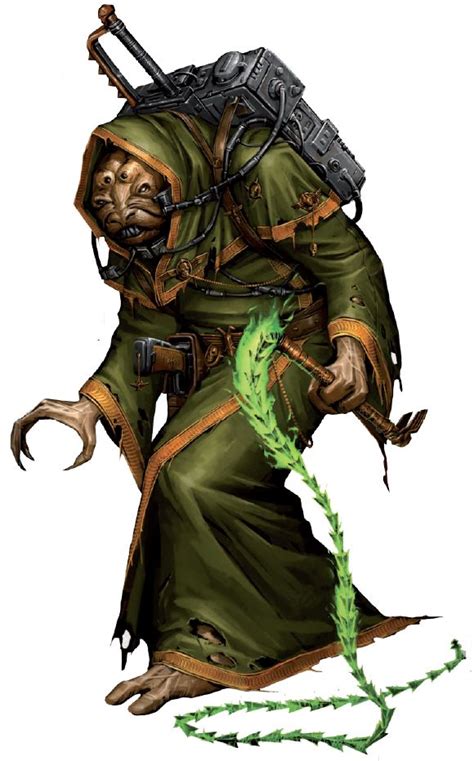 A Character From The Video Game Starcraft Holding A Green Sprout In His