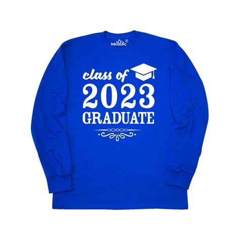 Inktastic Class Of 2023 Graduate With Graduation Cap Long Sleeve T
