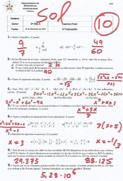 Resuelve Tu Examen De Matemáticas 2 De Secundaria Con Estas Respuestas