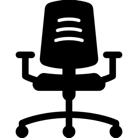 Office Chair Chair Furniture Line Clip Art 203641 Free Icon Library
