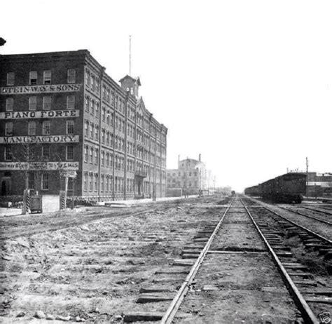 Looking South Towards The Grand Central Depot Before Sinking The
