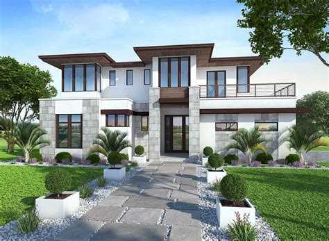The common characteristic of this style includes simple, clean lines with large windows devoid of decorative trim. Spacious, Upscale Contemporary with Multiple Second Floor ...