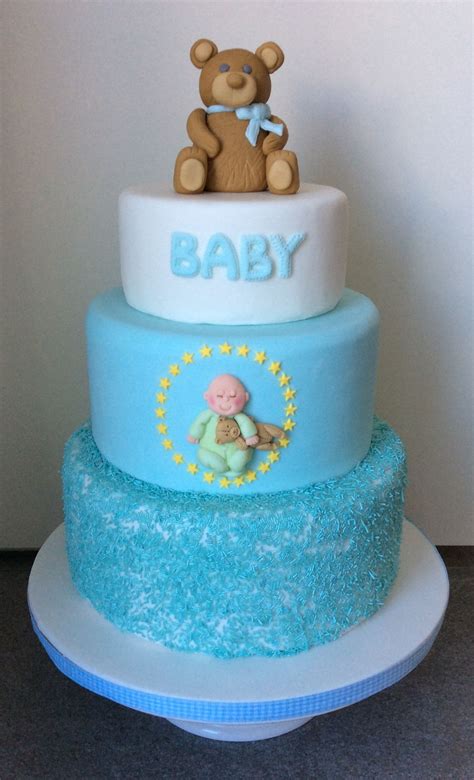 New Baby Boy Cake