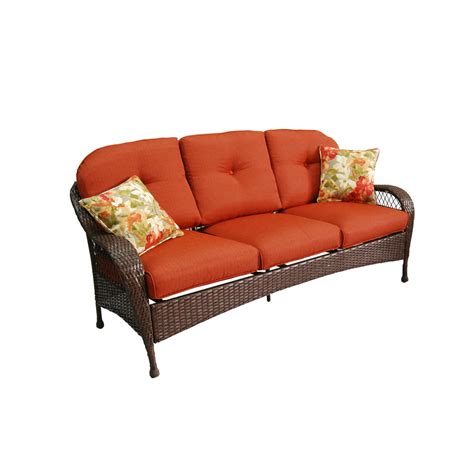 Better Homes And Gardens Azalea Ridge Cushion Wicker Outdoor Sofa