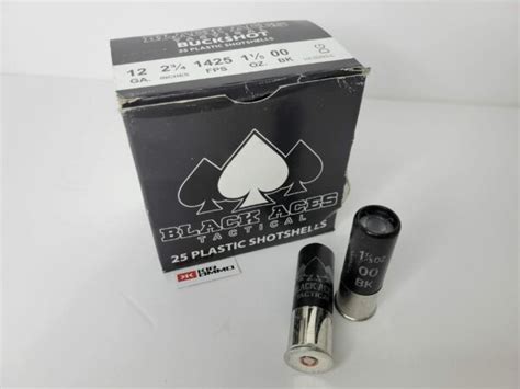 Black Aces Tactical 12 Gauge Same Day Shipping 2 34″ 1 15 Oz 00 Buck