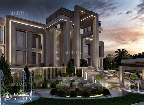 Luxury Modern Villa Design In Dubai Algedra Interior Design Homify