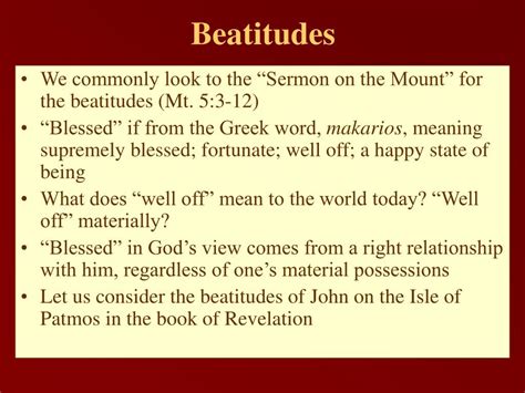 Ppt Beatitudes Powerpoint Presentation Free Download Id1259261