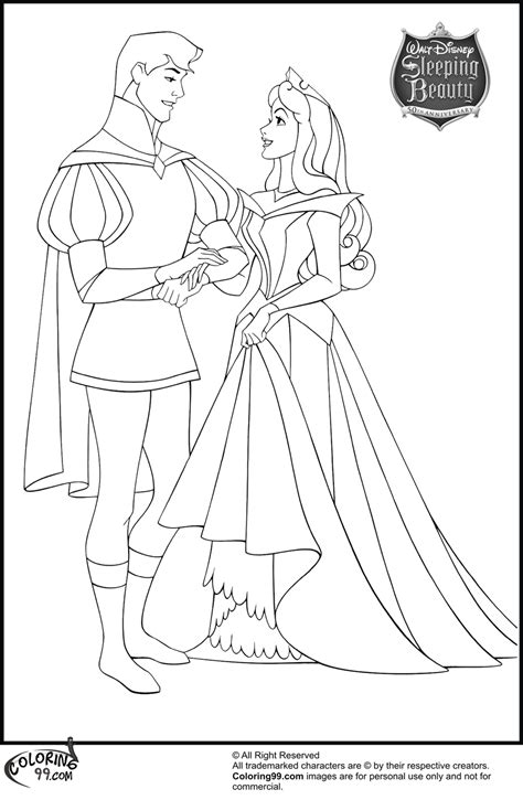 In perrault, the princess's name is aurora; Prince philip coloring pages download and print for free