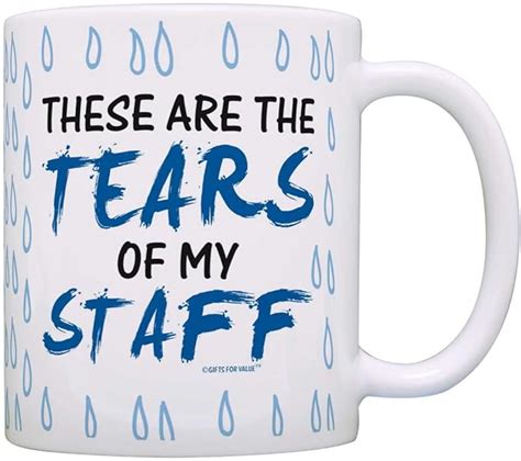 Amazon Com Boss Gifts For Women Funny Tears Of My Staff Boss