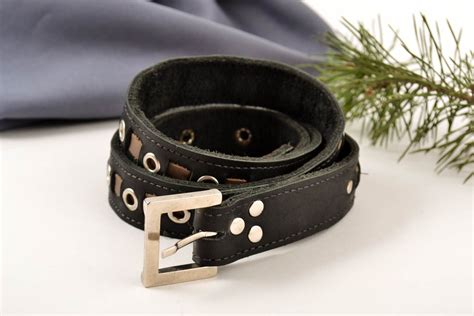 Buy Mens Belt Handmade Leather Goods Men Accessories Designer Belts For