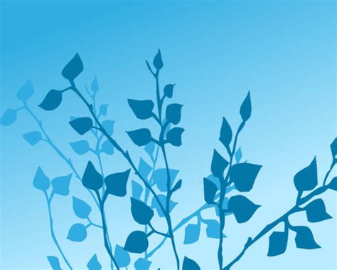 Soothing Blue Leaves Wallpaper By Sarahschmara On Deviantart