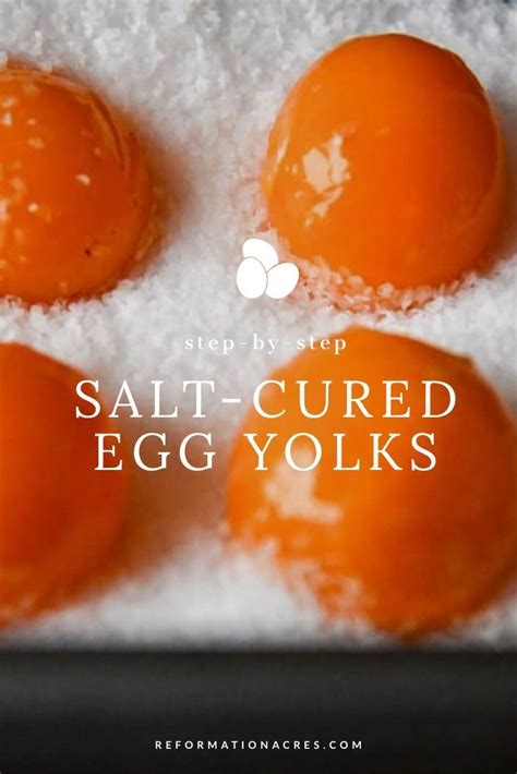 Salt Cured Egg Yolks Recipe The Perfect Way To Use Frozen Eggs