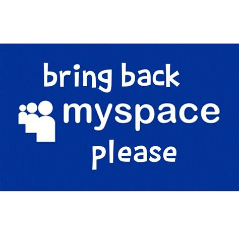 Bring Back Myspace Youtube