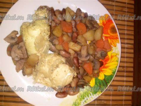 Куриная диета и овощи