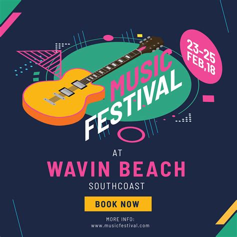 Compare prices on popular products in wall decor. Music Festival Poster Template Vector 183747 - Download ...