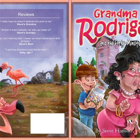 Childrens Book Cover Cartoon Grandma Ages 7 10 Series