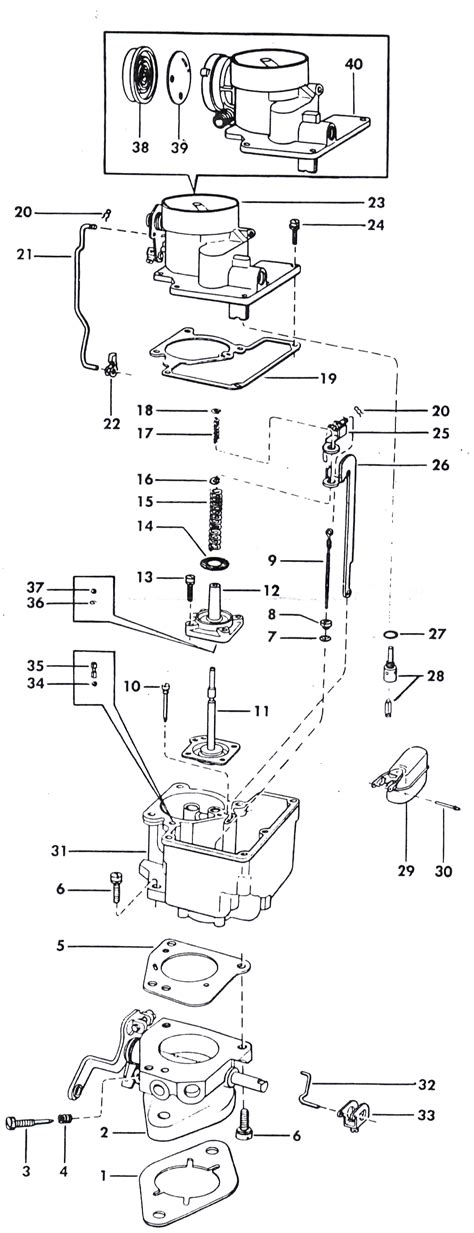 Carter 2 Barrel Carburetor Diagram