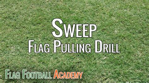 Sweep Flag Football Drill Youtube