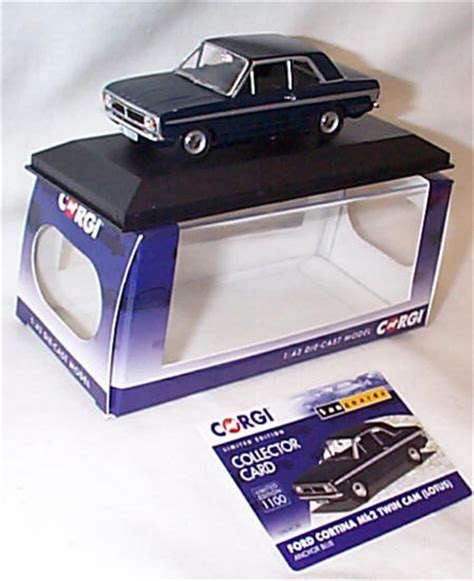 Buy Corgi Vanguards Ford Cortina Mk2 Lotus Twin Cam Anchor Blue Vehicle