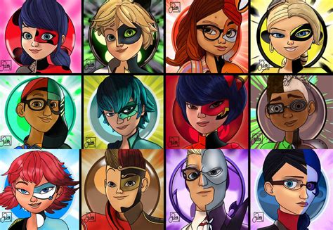 Miraculous Heroes And Villains By Ruthiesan On Deviantart