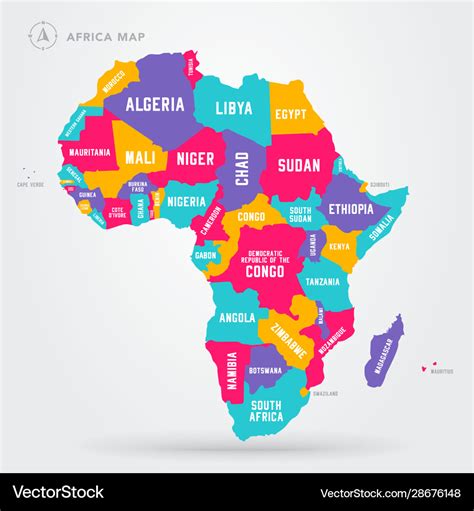Political Map Of Africa Regions