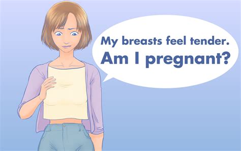 See your doctor right away if you notice other unusual symptoms in the breast area, such as bleeding. Breasts Tender Before Missed Period: Early Pregnancy Sign ...