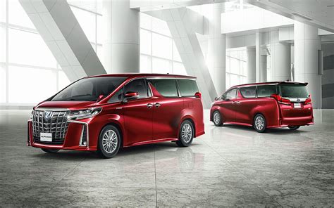 Toyota Alphard S 2018 New Luxury Minivan Japanese Cars New Red