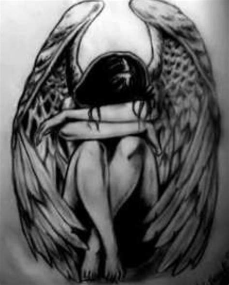 Broken Fallen Angel Tattoo Tattoos Angel Tattoo Designs