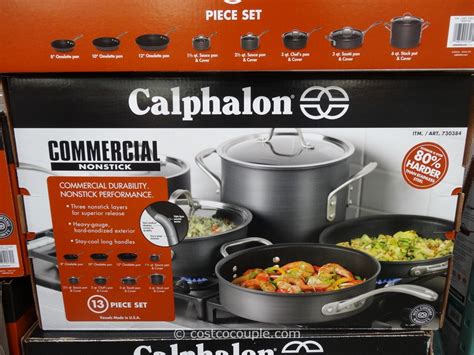 cookware calphalon commercial anodized hard costco 13pc vary subject pricing inventory change any