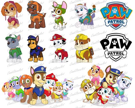Paw Patrol Paw Patrol Svg Png Dog Svg Paw Patrol Logo Etsy
