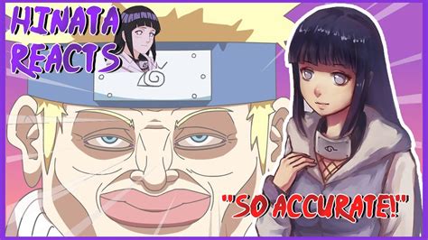 Naruto In A Nutshell Hinata Reacts To Naruto I Think Youtube