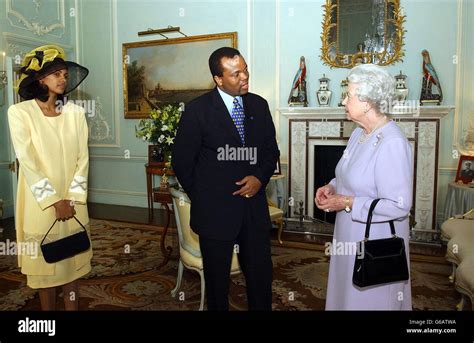The Queen Receives King Of Swaziland Stock Photo 107189190 Alamy