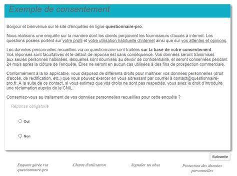 Comment obtenir le consentement des répondants (RGPD) - le ...