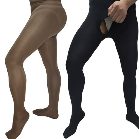 200d men velvet opaque pantyhose winter warm thick stockings socks footed tights ebay