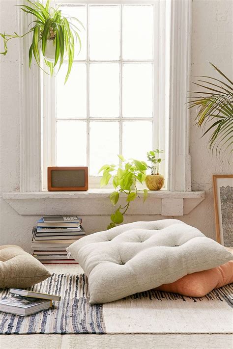 Floor pillows, as their names suggest, are designed to make you feel more comfortable when you sit or lie down on the floor. Frans Floor Pillow | Напольное покрытие для гостиной, Идеи ...