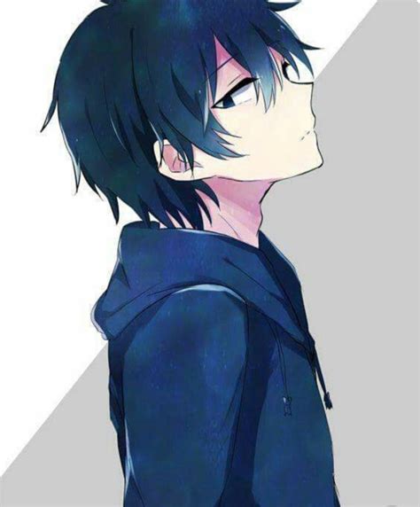 Cute Anime Blue Boy Wallpaper