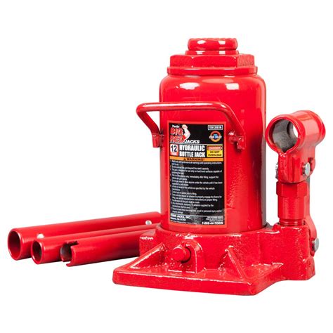 Big Red T A Torin Hydraulic Stubby Low Profile Welded Bottle Jack Ton Lb