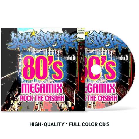 2 Cd 80s Megamix Rock The Casbah Various Artists Dj Spinbad