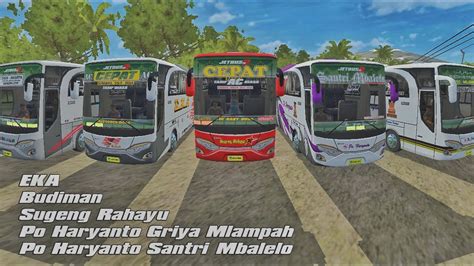 Livery bussid pahala kencana hd 45. Sugeng Rahayu, Po Haryanto, EKA, Budiman || Bussid Livery HD Ori ( Baru ). - YouTube