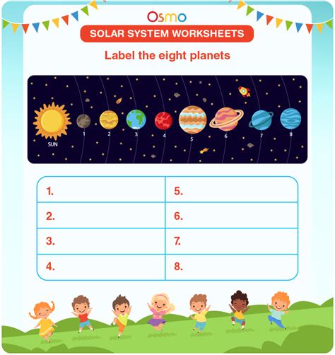 Planets In Order From The Sun Worksheet