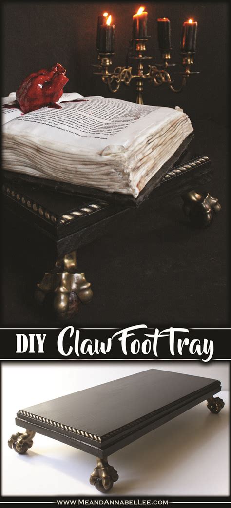Diy Gothic Ball And Claw Foot Serving Tray Goth Home Decor