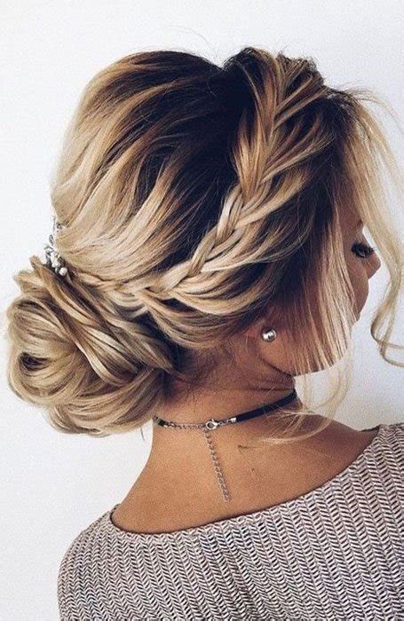 Cute updos for short hair. 20 Stunning Updos for Short Hair in 2021 - The Trend Spotter