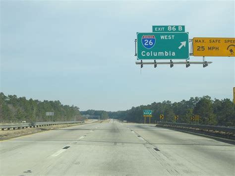 South Carolina Interstate 95 Northbound Cross Country