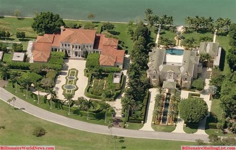 Billionaire Miami Mansions From Above An Aerial View Mansions