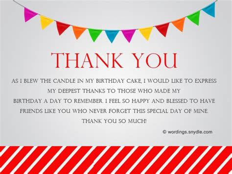 How To Say Thank You For Birthday Wishes Wordings And Messages In
