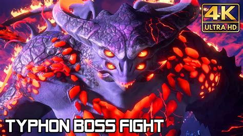 Immortals Fenyx Rising Ps5 Typhon Boss Fight ᵁᴴᴰ 60ᶠᵖˢ Youtube