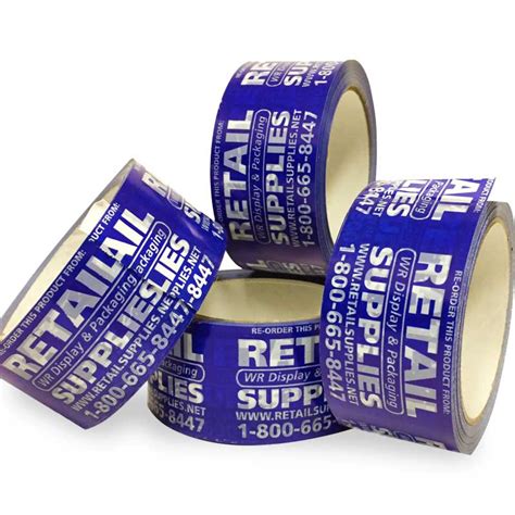 Custom Printed Packing Tape 2″ X 66m And 1″ X 66m