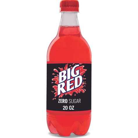 Big Red Soda Zero 20 Fl Oz Bottle Fruit Flavors Needlers Fresh Market